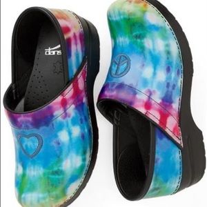 Dansko Tie-Dye clogs, size 36 (US 6)